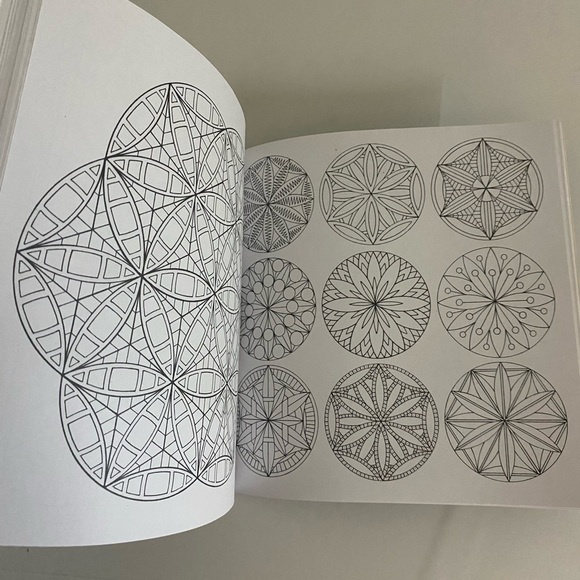 Golden Ratio Coloring Book & Mathematical Patterns Inspired by Nature & Art - Picture 5 of 9